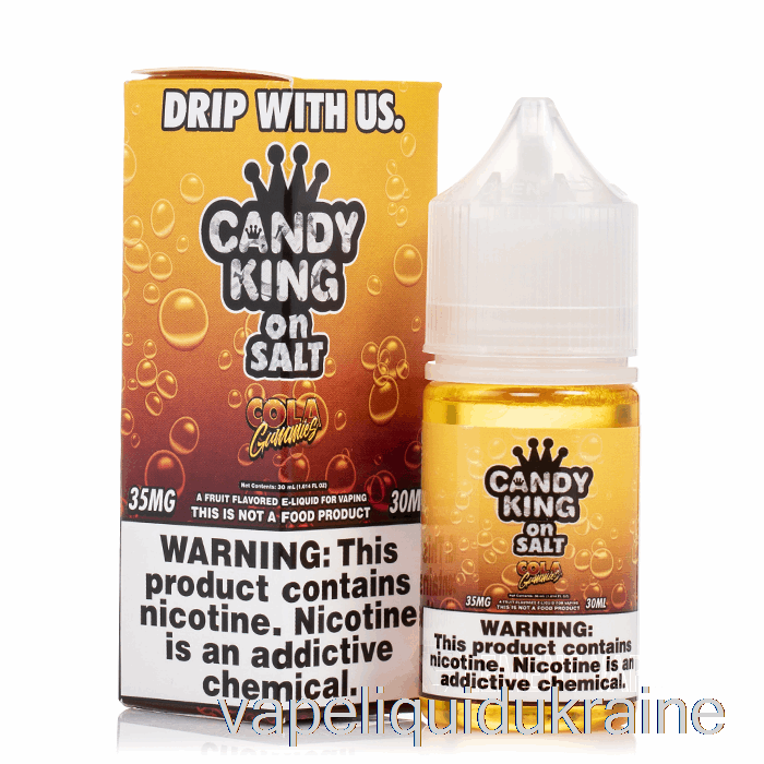 Vape Liquid Ukraine Cola Gummies - Candy King Salts - 30mL 35mg